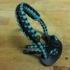 turquoise and dark brown bow sling