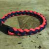 navy blue and neon orange Bracelet-anklet