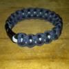 Navy Blue around Sliver Bracelet